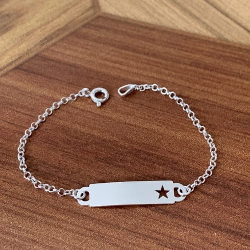 PULSEIRA CHAPA INFANTIL ESTRELA