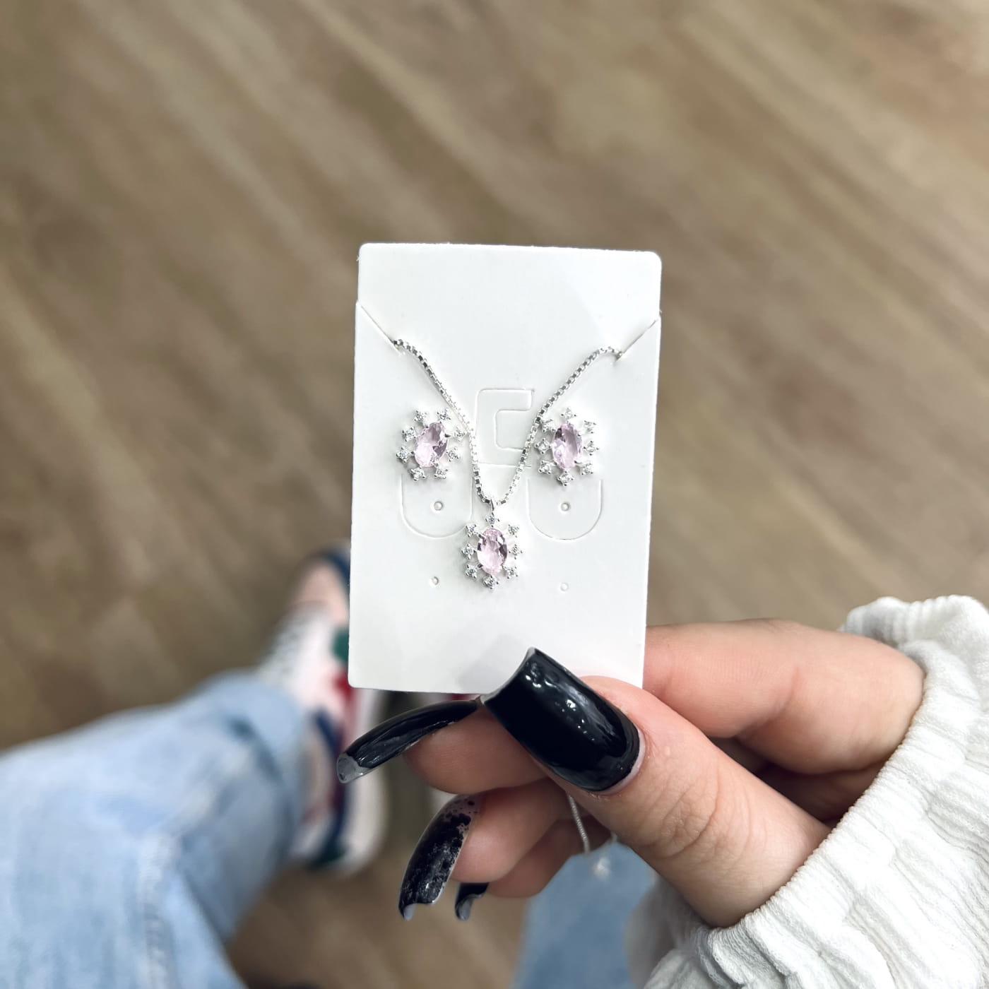 CONJUNTO OVAL COM MOLDURA EM VOLTA