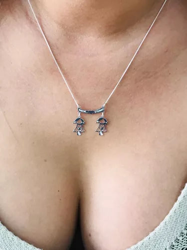 GARGANTILHA COM PINGENTE CANGA 2 MENINAS